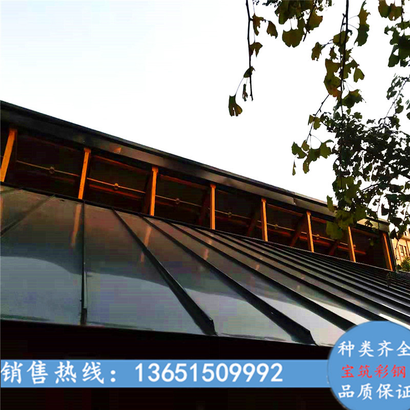 鋁鎂錳板 65-430氟（fú）碳塗層直（zhí）立（lì）鎖邊彩鋁板 3003/3004鋁瓦楞板